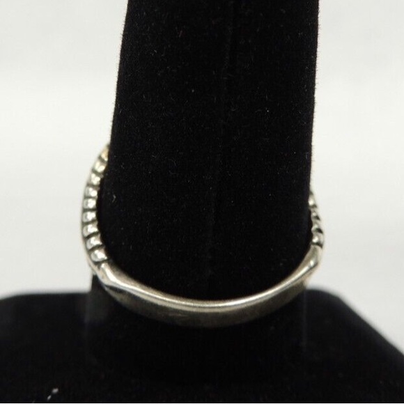 Carolyn Pollack Relios Turquoise Sterling Silver Ring American West - Picture 4 of 4